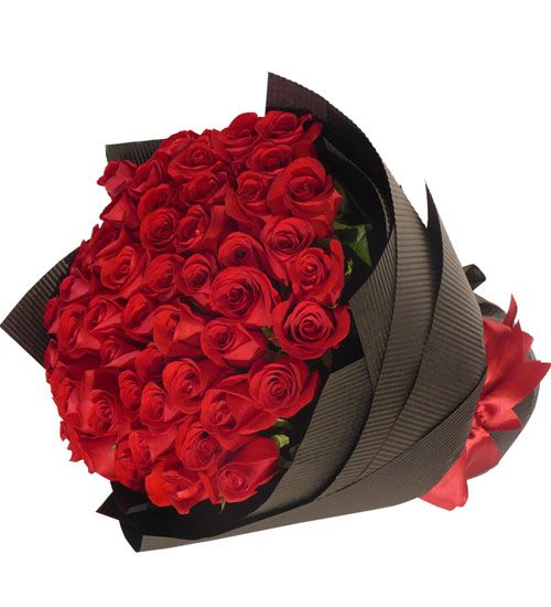 send gorgeous beautiful 50 red roses to cebu